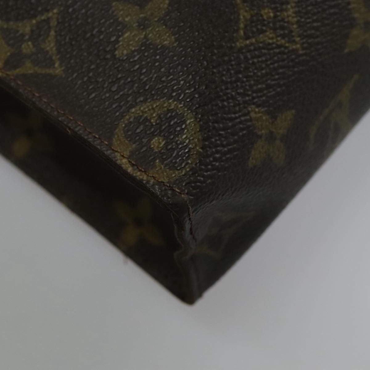 Louis Vuitton Poche Toilette Brown Canvas Clutch Bag (Pre-Owned) Size ONE SIZE - 8 Thumbnail