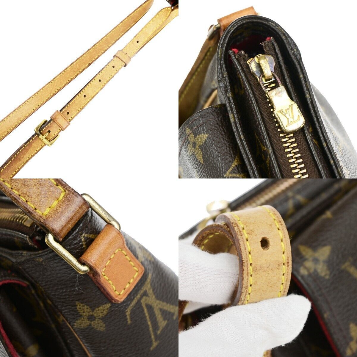 Louis Vuitton Viva Cité Brown Canvas Shoulder Bag (Pre-Owned) Size ONE SIZE - 11 Thumbnail