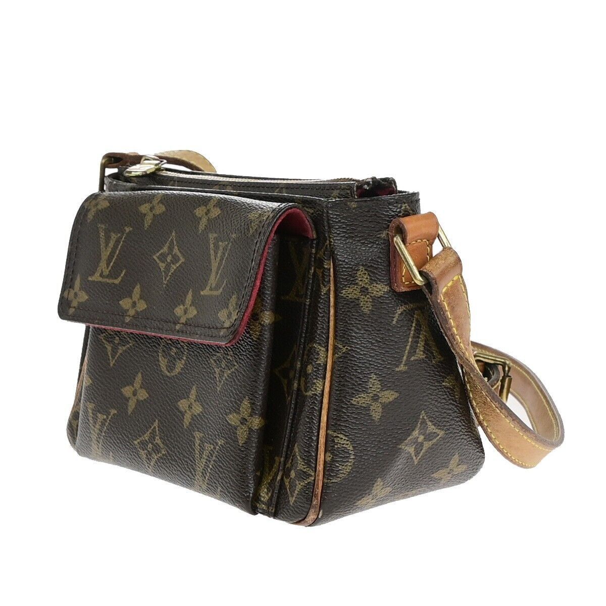 Louis Vuitton Viva Cité Brown Canvas Shoulder Bag (Pre-Owned) Size ONE SIZE - 3 Thumbnail