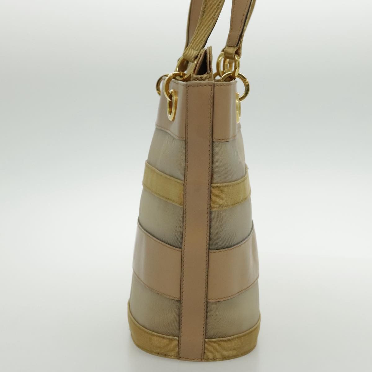 Salvatore Ferragamo Beige Leather Shoulder Bag (Pre-Owned) Size ONE SIZE - 4 Thumbnail