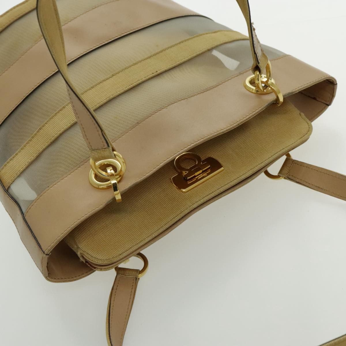 Salvatore Ferragamo Beige Leather Shoulder Bag (Pre-Owned) Size ONE SIZE - 15 Thumbnail