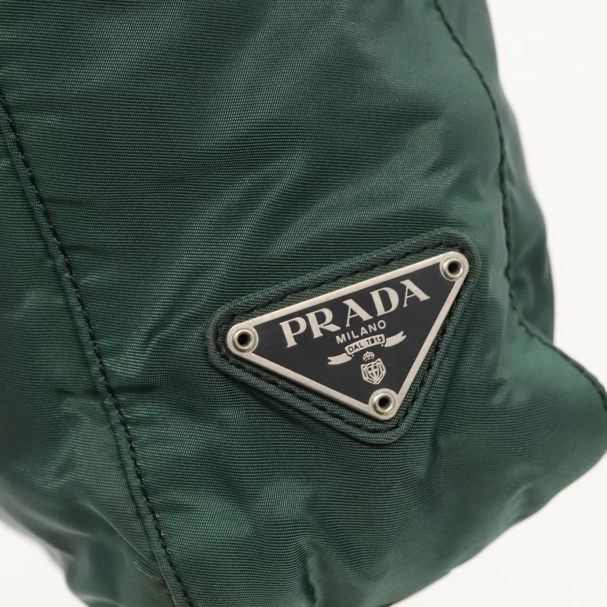 Prada Tessuto Green Synthetic Tote Bag (Pre-Owned) Size ONE SIZE - 19 Thumbnail