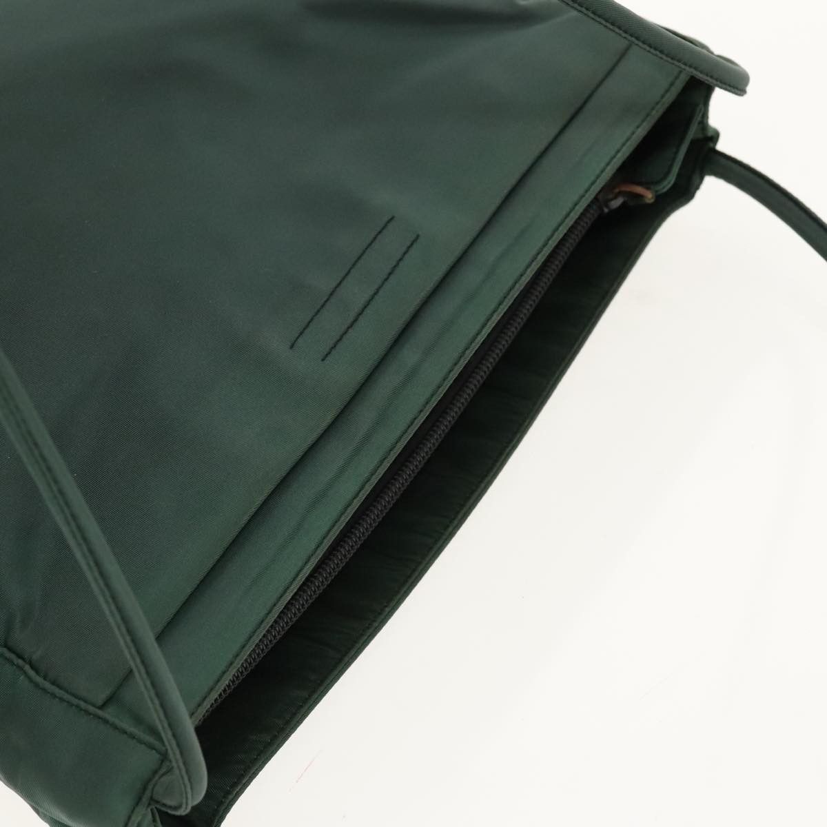 Prada Tessuto Green Synthetic Tote Bag (Pre-Owned) Size ONE SIZE - 14 Thumbnail