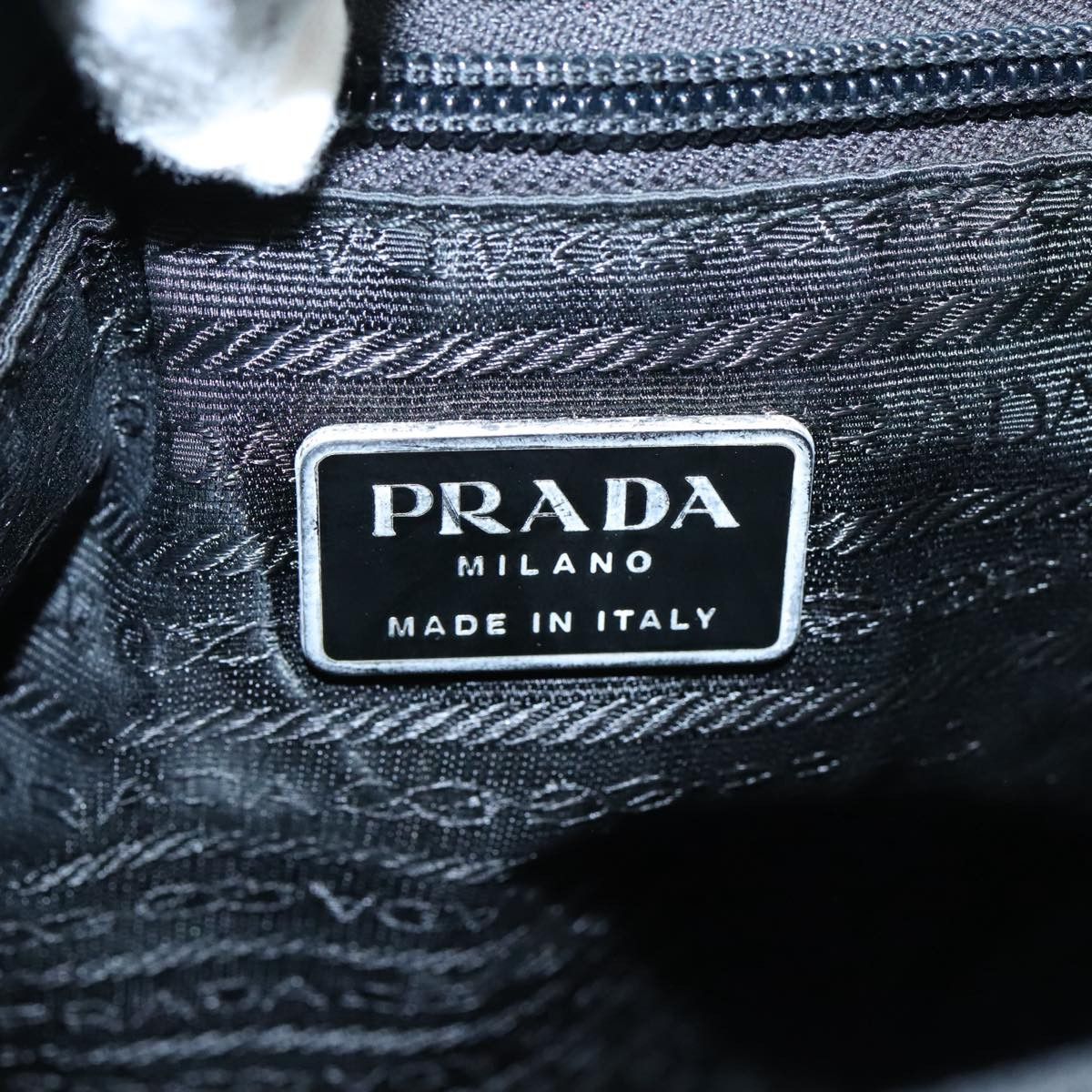 Prada Tessuto Green Synthetic Tote Bag (Pre-Owned) Size ONE SIZE - 9 Thumbnail