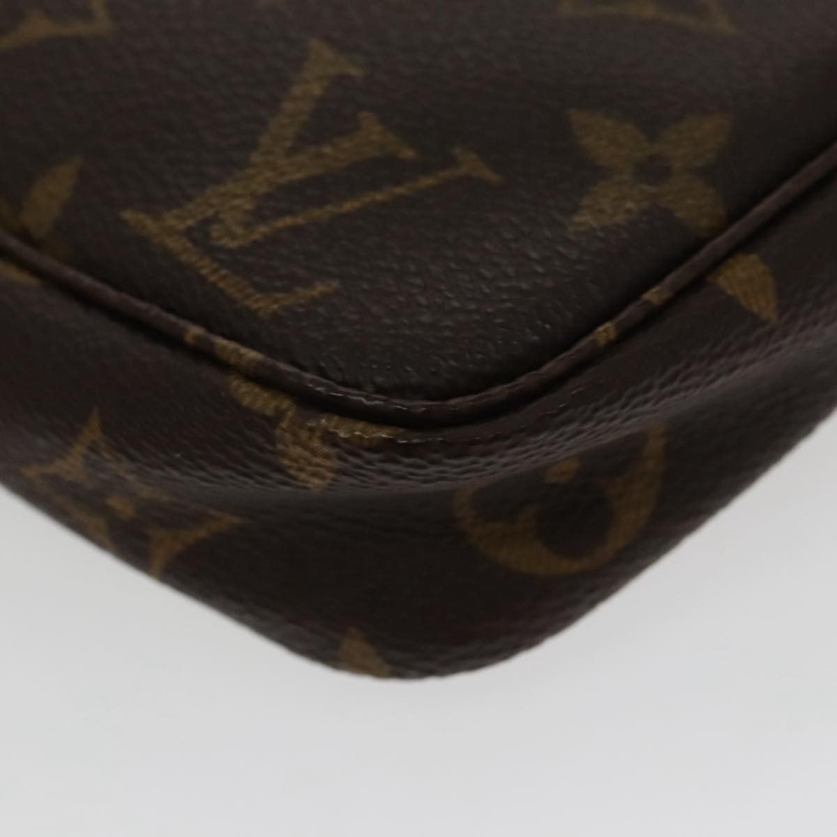 Louis Vuitton Pochette Accessoire Brown Canvas Clutch Bag (Pre-Owned) Size ONE SIZE - 10 Thumbnail