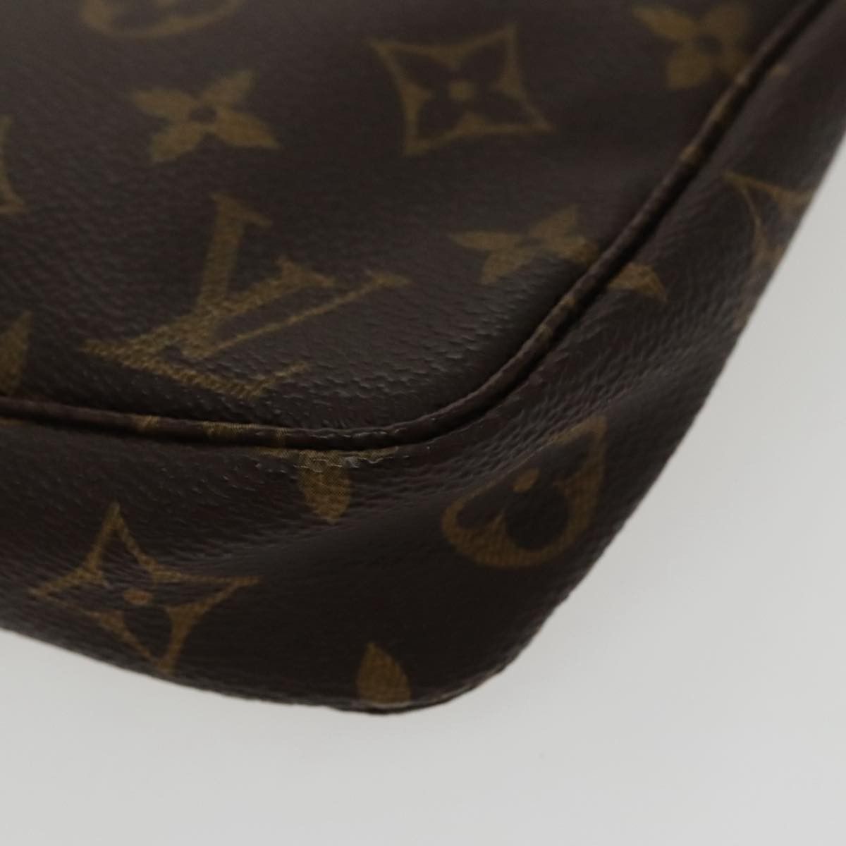 Louis Vuitton Pochette Accessoire Brown Canvas Clutch Bag (Pre-Owned) Size ONE SIZE - 9 Thumbnail