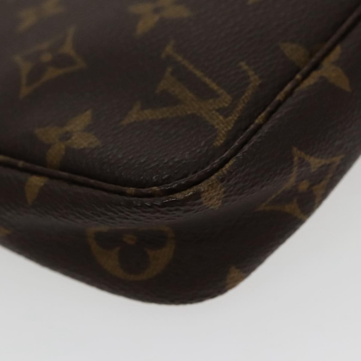 Louis Vuitton Pochette Accessoire Brown Canvas Clutch Bag (Pre-Owned) Size ONE SIZE - 11 Thumbnail