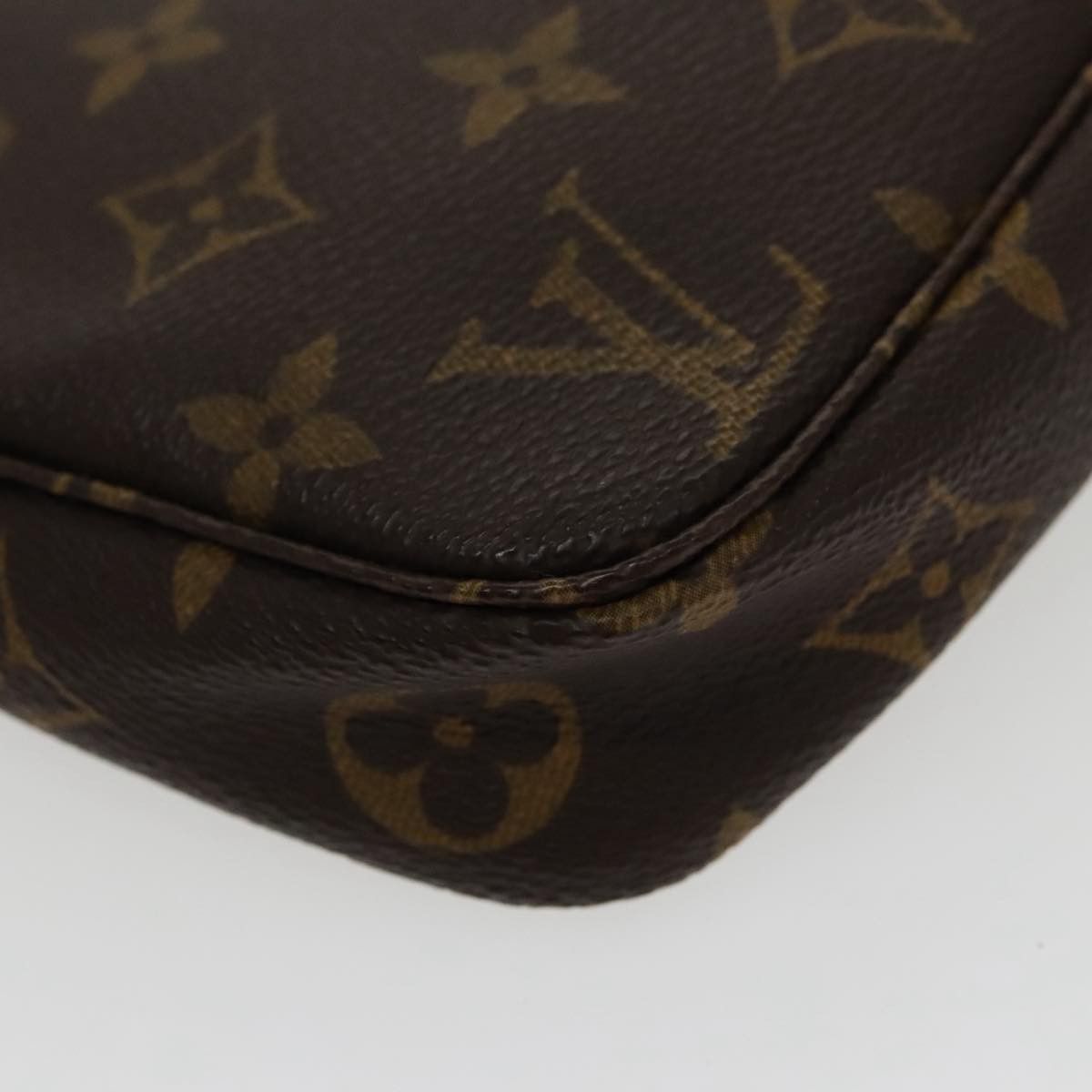 Louis Vuitton Pochette Accessoire Brown Canvas Clutch Bag (Pre-Owned) Size ONE SIZE - 8 Thumbnail