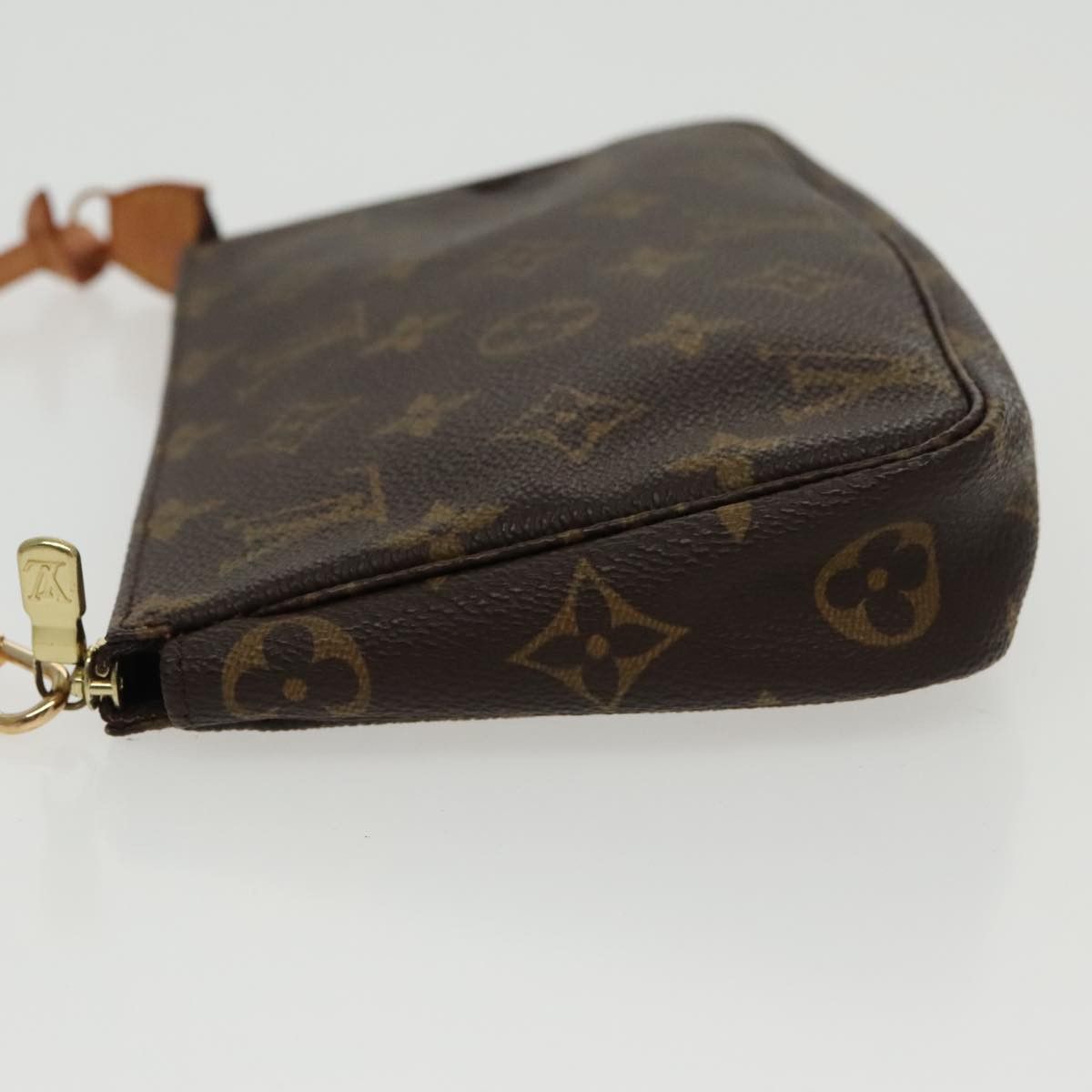 Louis Vuitton Pochette Accessoire Brown Canvas Clutch Bag (Pre-Owned) Size ONE SIZE - 4 Thumbnail