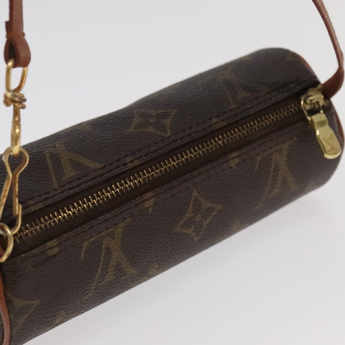 Louis Vuitton Mini Baby Papillon Brown Canvas Clutch Bag (Pre-Owned) Size ONE SIZE - 6 Thumbnail
