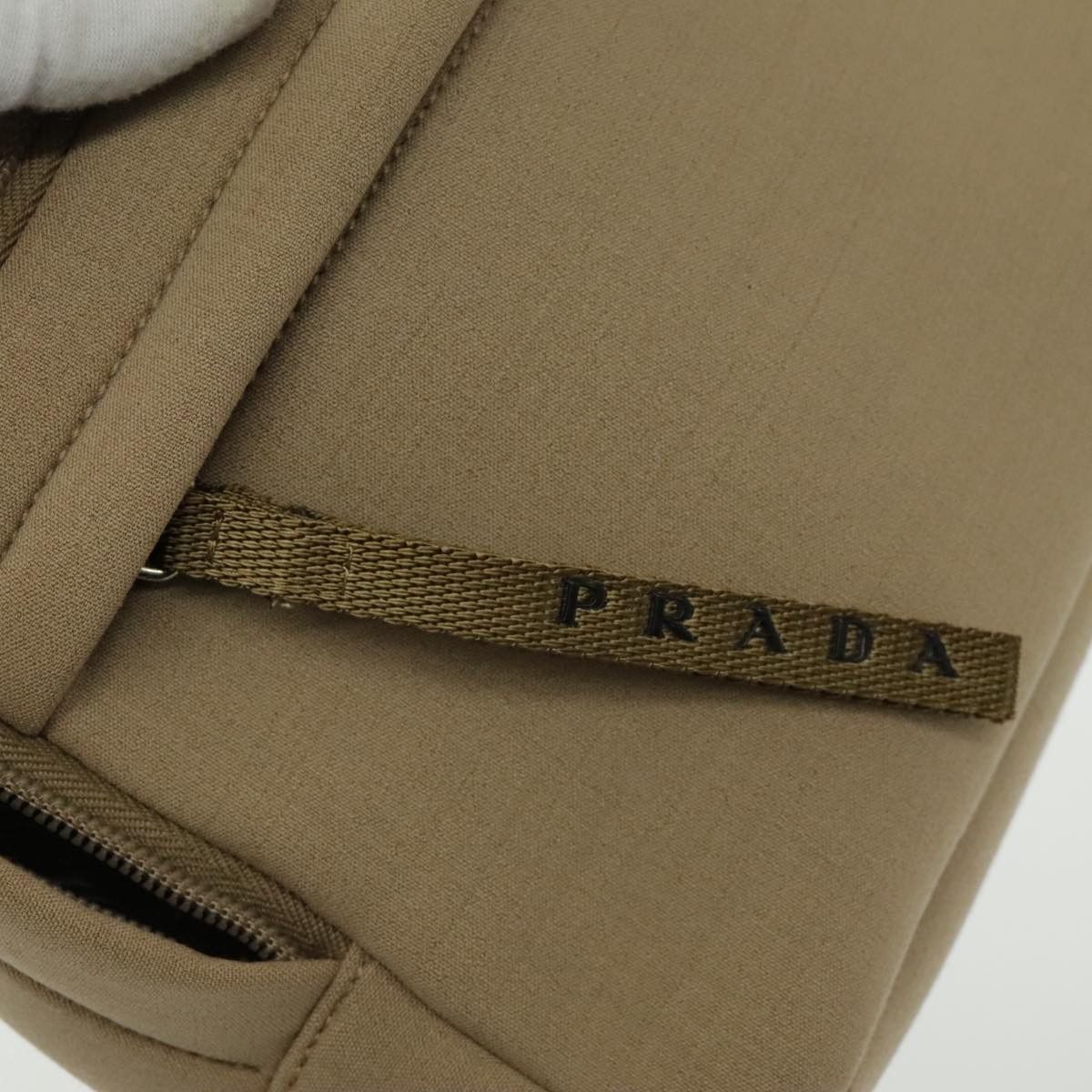 Prada Beige Synthetic Clutch Bag (Pre-Owned) Size ONE SIZE - 18 Thumbnail