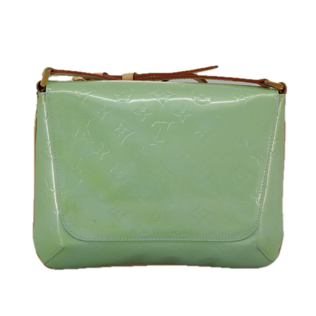 Louis Vuitton Thompson Street Green Patent Leather Shoulder Bag Size ONE SIZE - 3 Thumbnail