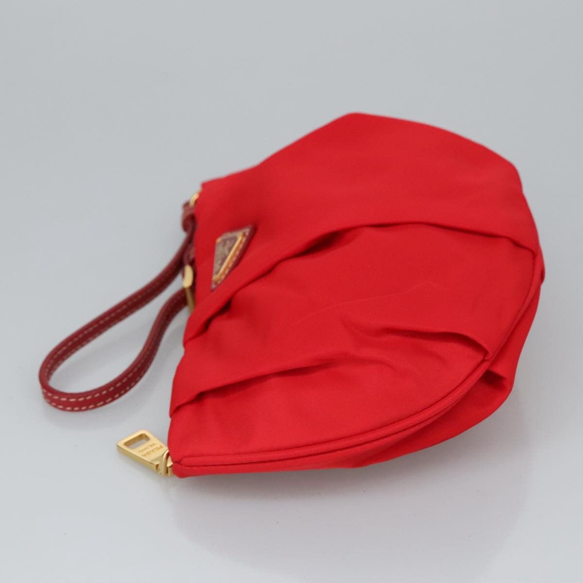 Prada Tessuto Red Synthetic Clutch Bag (Pre-Owned) Size ONE SIZE - 5 Thumbnail