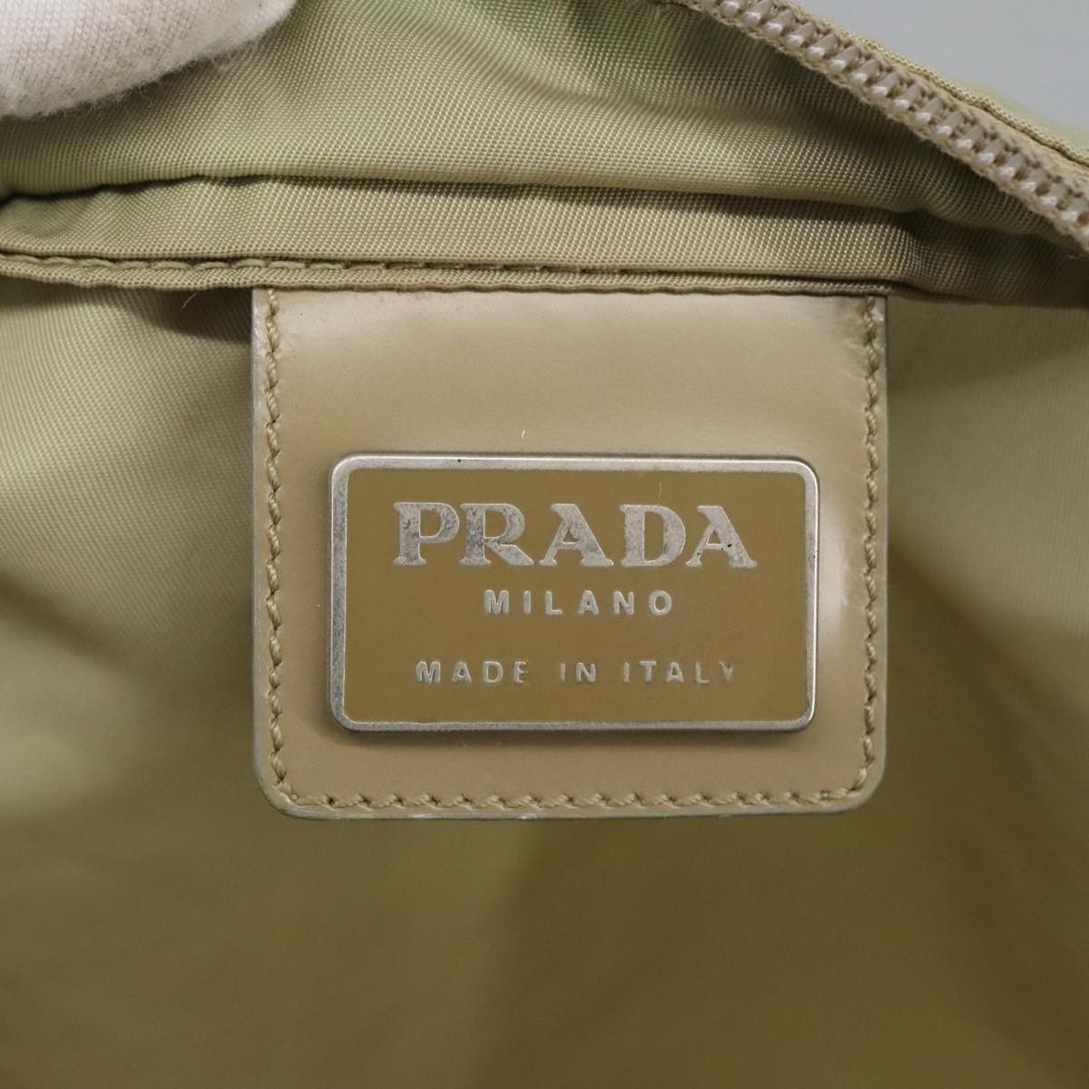 Prada Re-Nylon Beige Synthetic Shoulder Bag (Pre-Owned) Size ONE SIZE - 16 Thumbnail