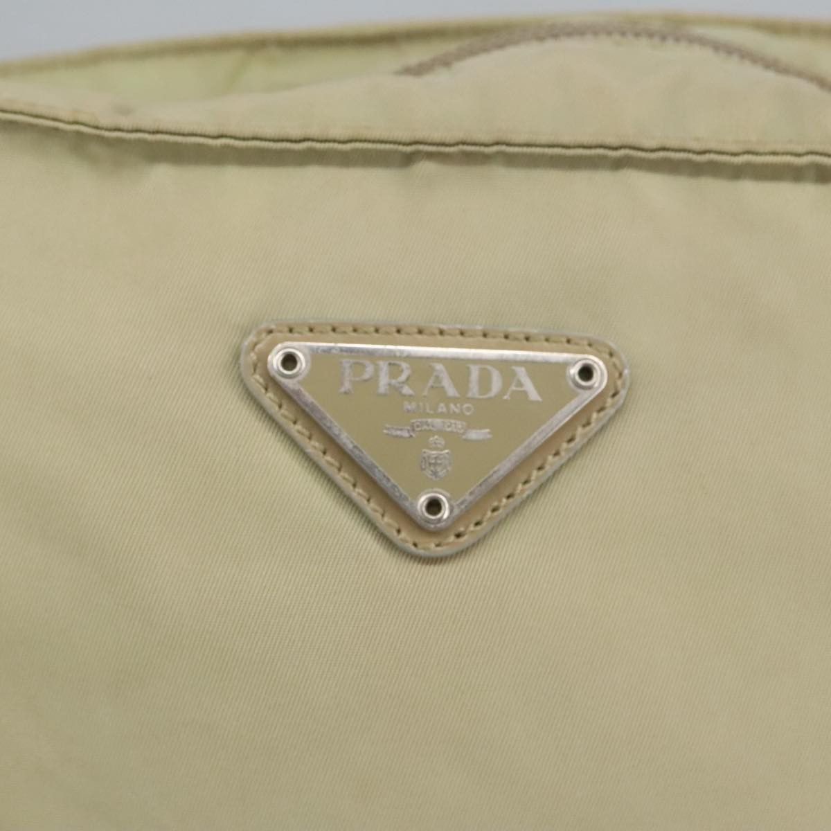 Prada Re-Nylon Beige Synthetic Shoulder Bag (Pre-Owned) Size ONE SIZE - 14 Thumbnail