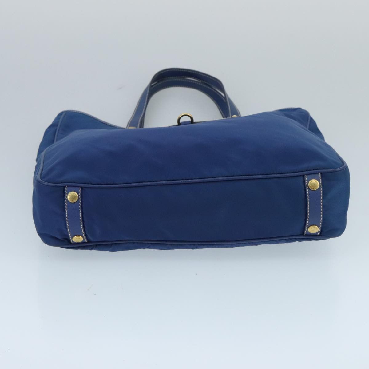 Prada Blue Synthetic Handbag (Pre-Owned) Size ONE SIZE - 5 Thumbnail