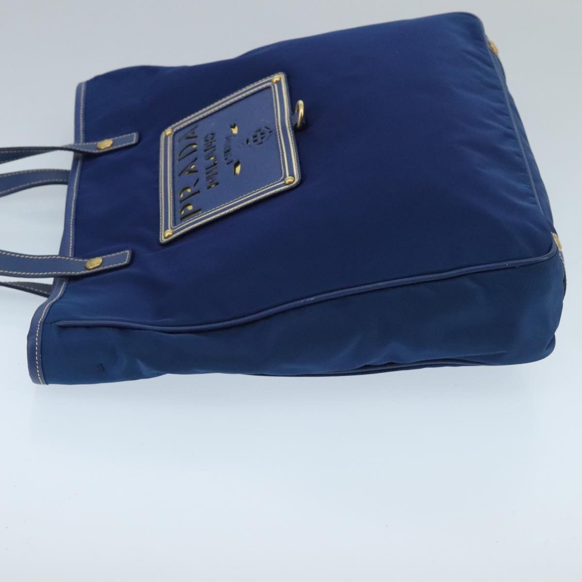 Prada Blue Synthetic Handbag (Pre-Owned) Size ONE SIZE - 14 Thumbnail