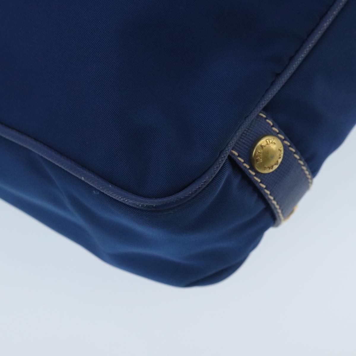 Prada Blue Synthetic Handbag (Pre-Owned) Size ONE SIZE - 12 Thumbnail