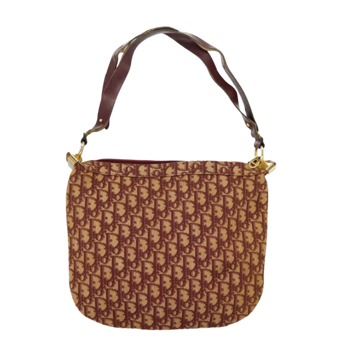 Dior Trotter Red Canvas Shoulder Bag (Pre-Owned) Size ONE SIZE - 2 Thumbnail
