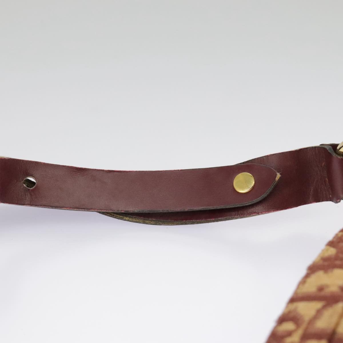 Dior Trotter Red Canvas Shoulder Bag (Pre-Owned) Size ONE SIZE - 13 Thumbnail