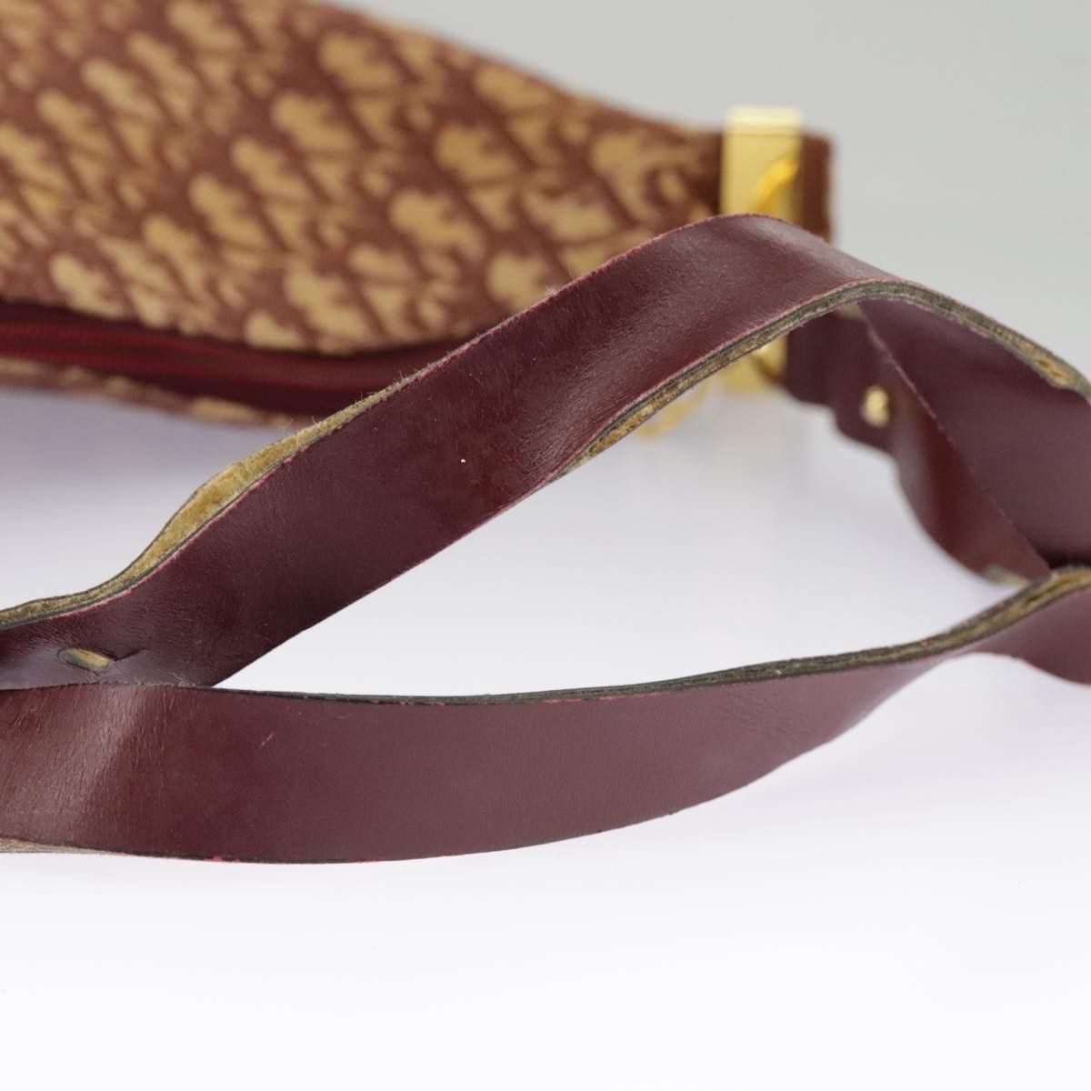 Dior Trotter Red Canvas Shoulder Bag (Pre-Owned) Size ONE SIZE - 9 Thumbnail