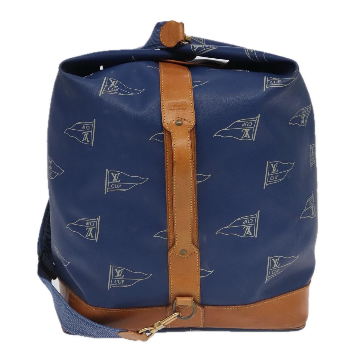 Louis Vuitton Marin Blue Canvas Shoulder Bag (Pre-Owned) Size ONE SIZE - 3 Thumbnail