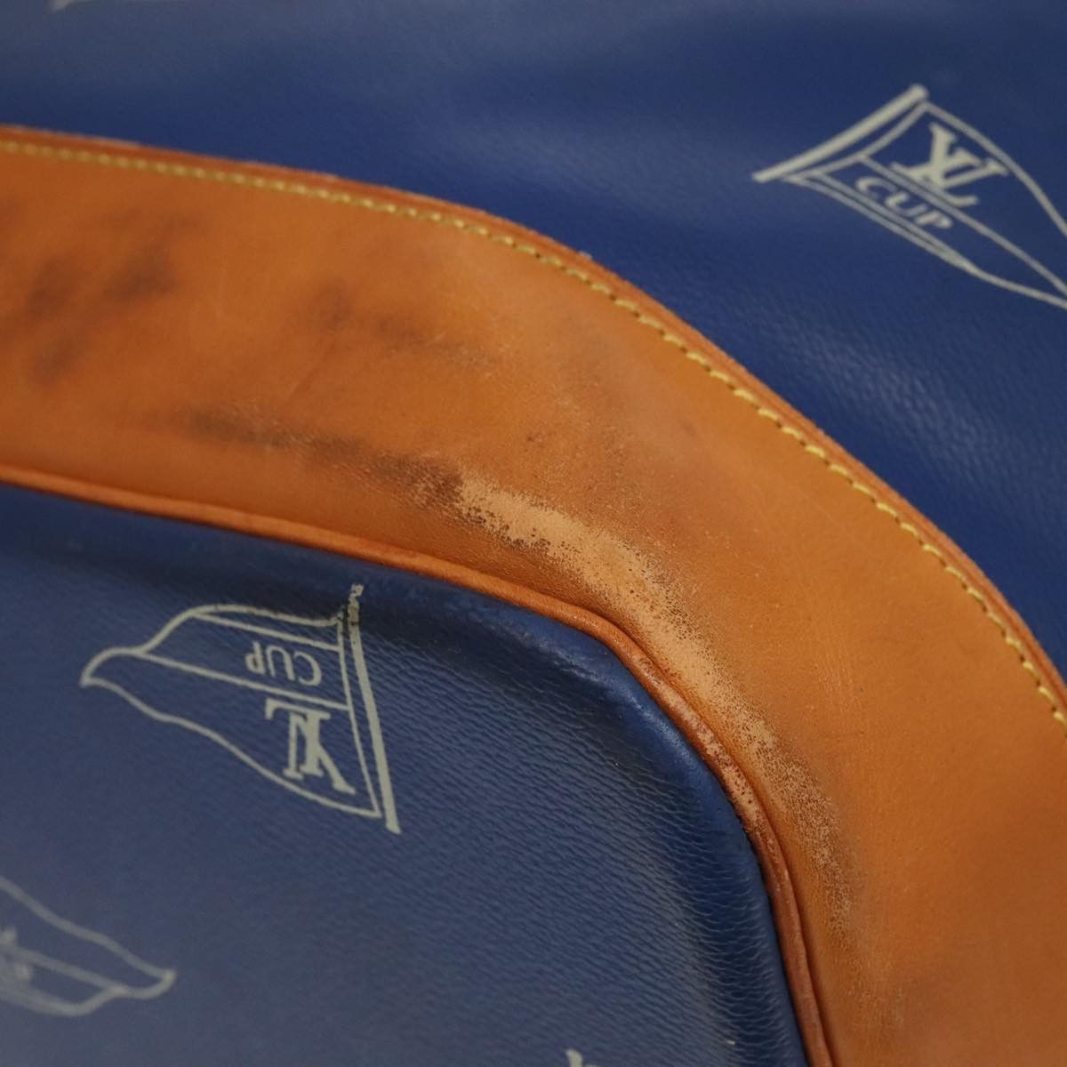 Louis Vuitton Marin Blue Canvas Shoulder Bag (Pre-Owned) Size ONE SIZE - 14 Thumbnail