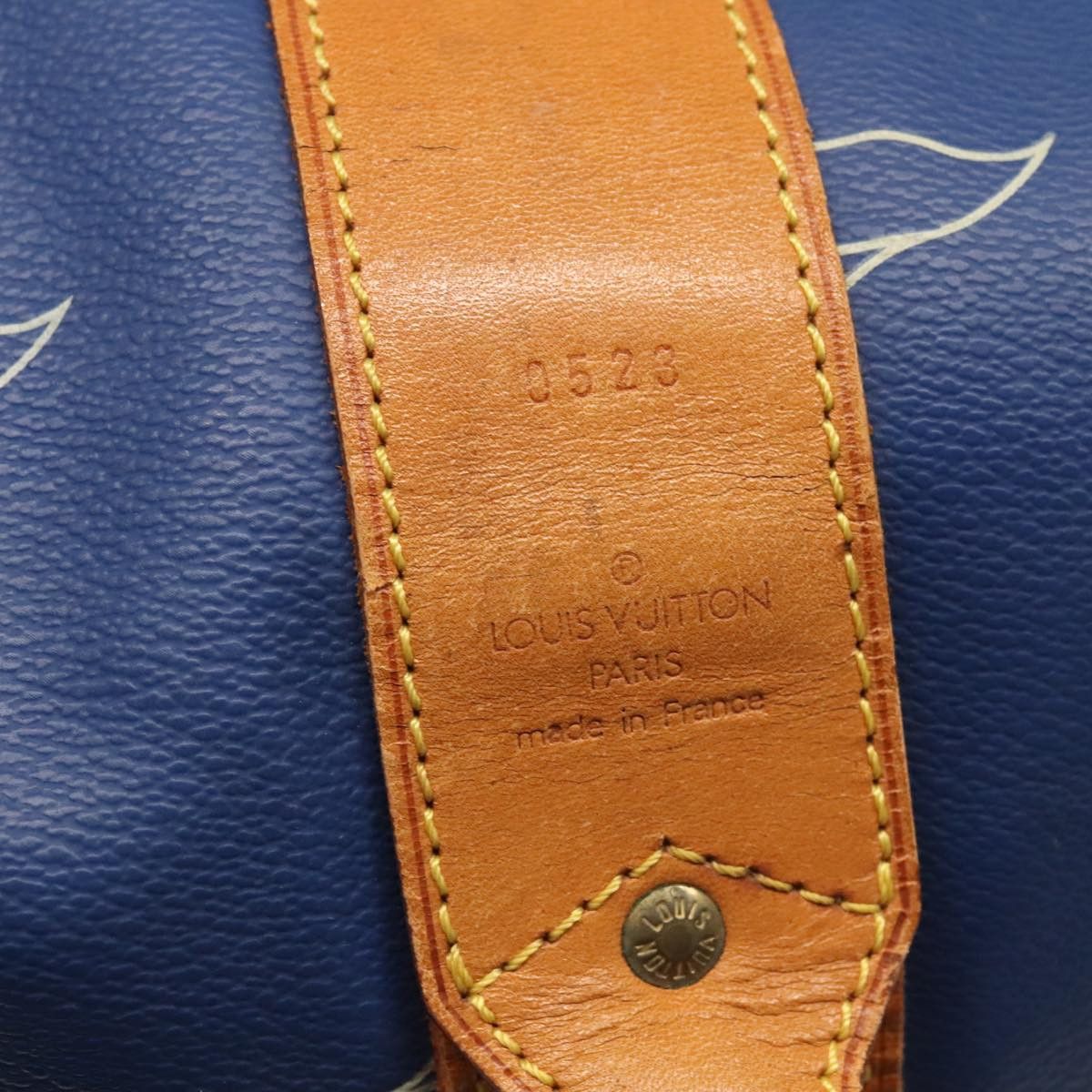Louis Vuitton Marin Blue Canvas Shoulder Bag (Pre-Owned) Size ONE SIZE - 18 Thumbnail