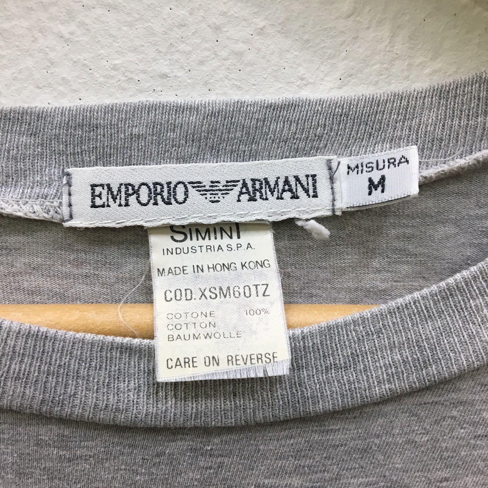 Emporio Armani Vintage Emporio Armani T-shirts Nice Design Size US M / EU 48-50 / 2 - 4 Thumbnail