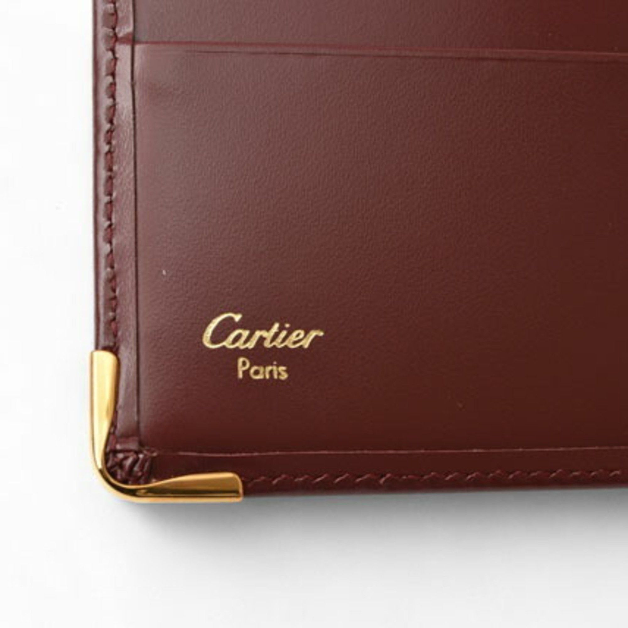 Cartier Cartier Bi-fold Wallet Men's Must de Bordeaux L3000165 Size ONE SIZE - 8 Thumbnail