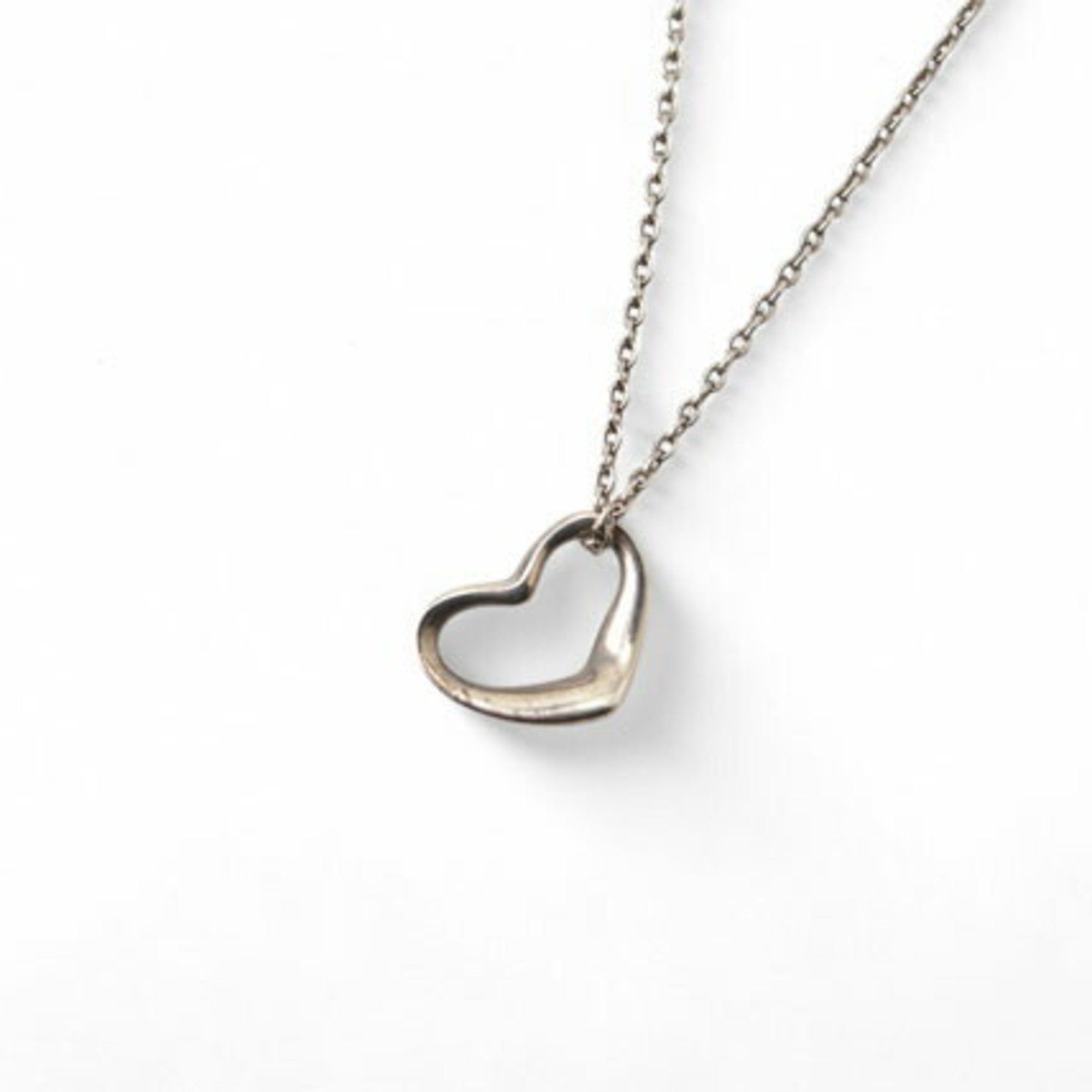 Tiffany & Co. Tiffany Necklace Pendant Silver TIFFANY&Co. Elsa Peretti Heart Width 11mm Size ONE SIZE - 5 Thumbnail