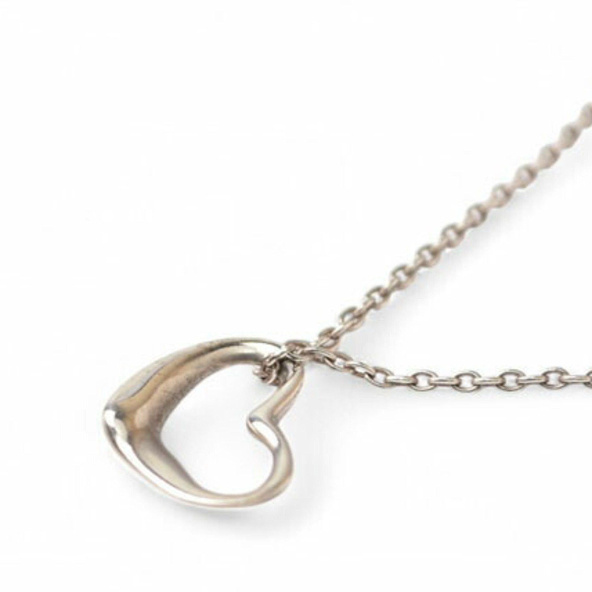 Tiffany & Co. Tiffany Necklace Pendant Silver TIFFANY&Co. Elsa Peretti Heart Width 11mm Size ONE SIZE - 6 Thumbnail