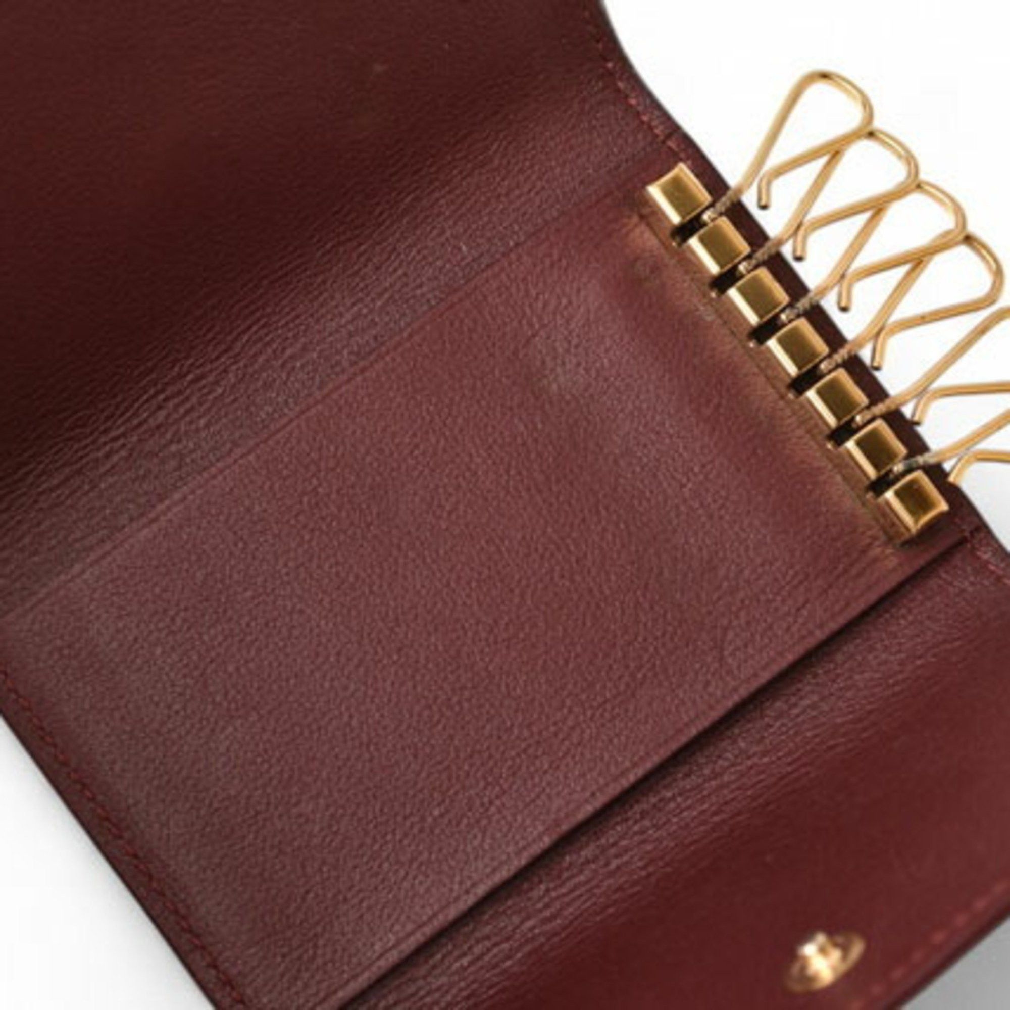 Cartier Cartier Key Case Holder 6-Row Must de Bordeaux Size ONE SIZE - 6 Thumbnail