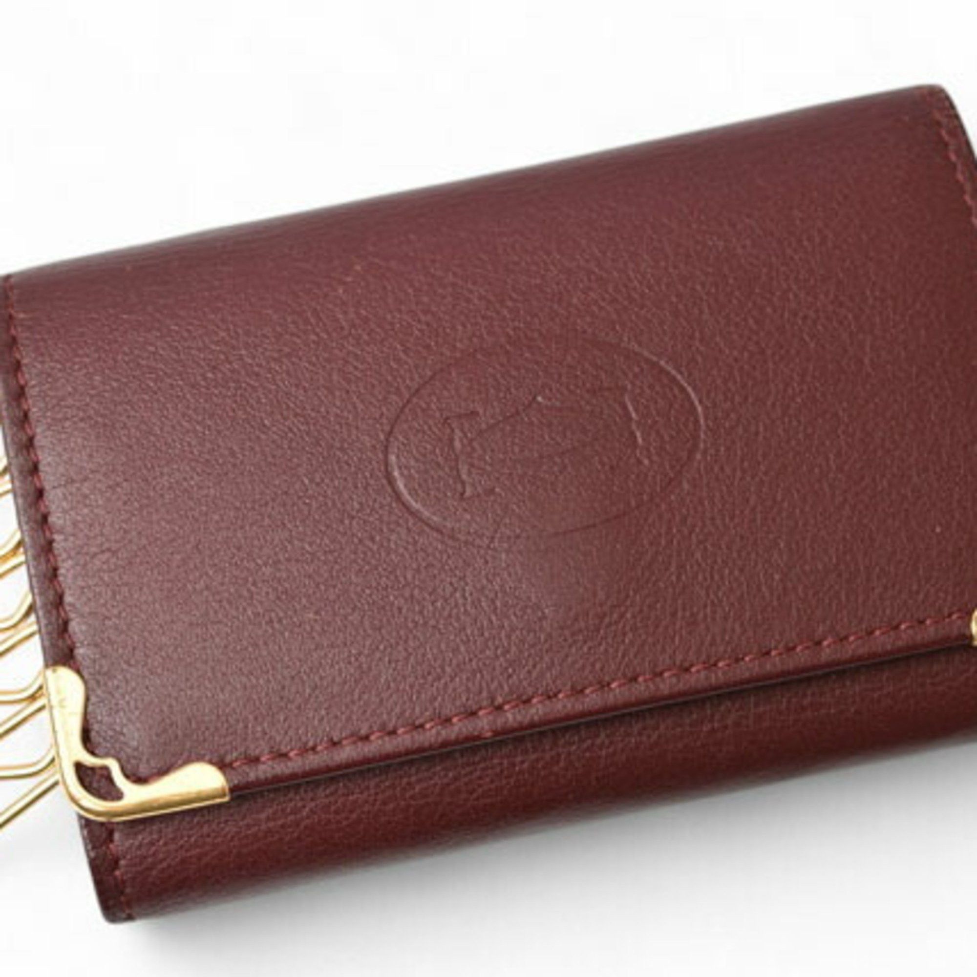 Cartier Cartier Key Case Holder 6-Row Must de Bordeaux Size ONE SIZE - 4 Thumbnail