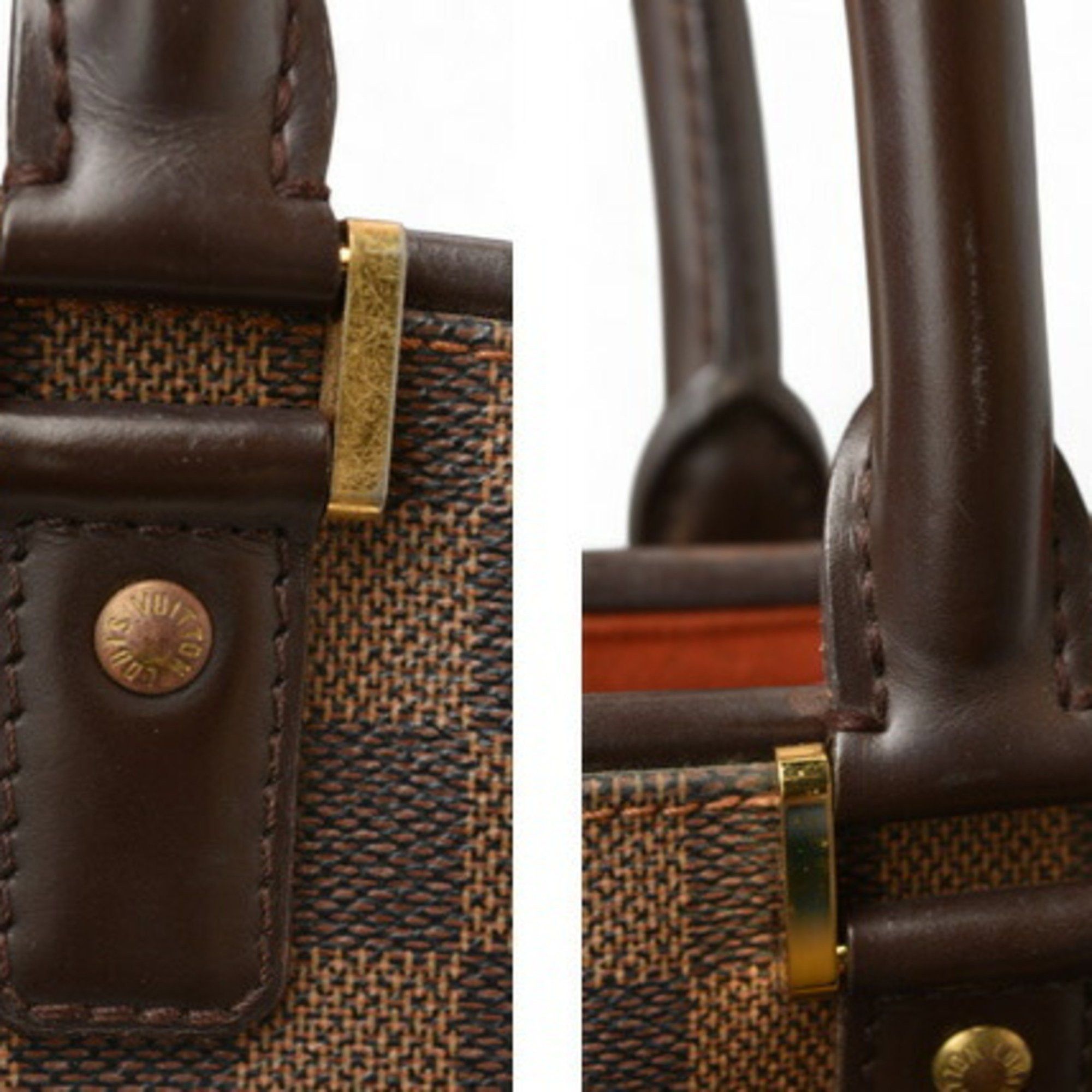 Louis Vuitton Louis Vuitton Tote Bag Shoulder Compatible LOUIS VUITTON Damier Manosque GM Ebene N51120 Size ONE SIZE - 4 Thumbnail