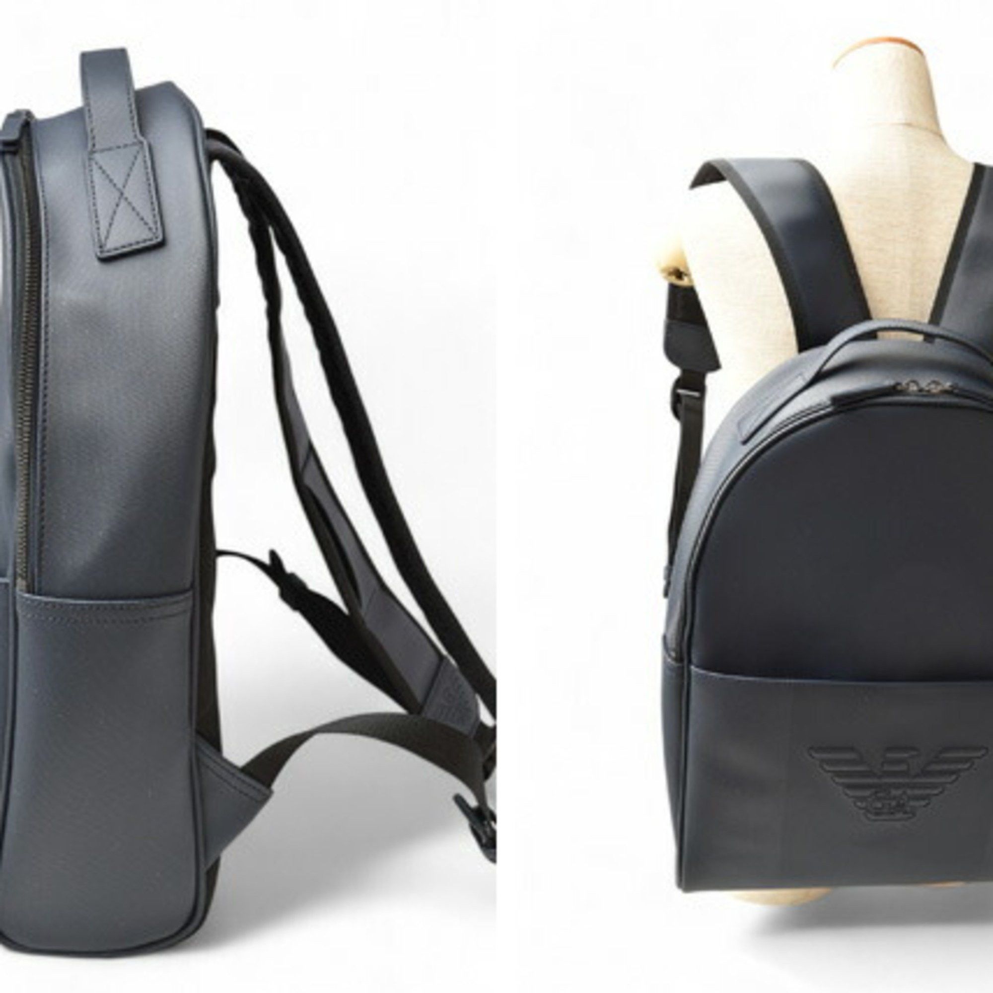Emporio Armani Emporio Armani Backpack, Men's, Storage, EMPORIO ARMANI Eagle, PVC, Navy, Y4O215 YFE6J 80033 Size ONE SIZE - 3 Thumbnail