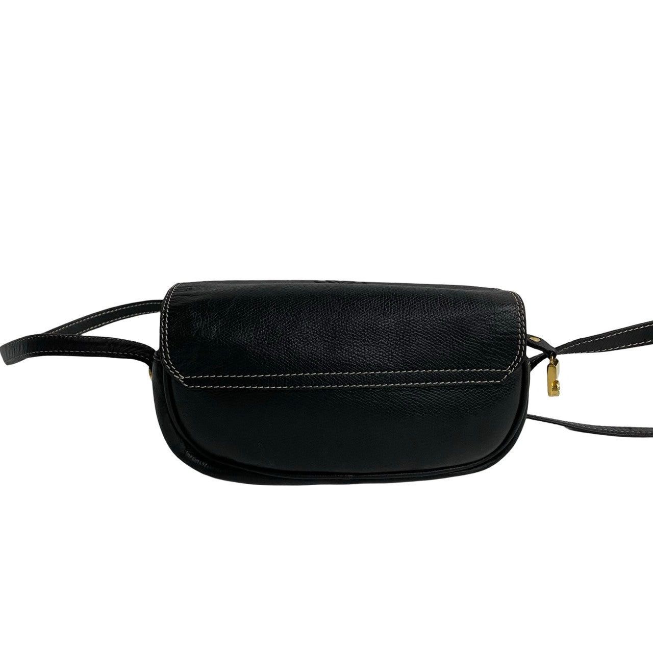 Loewe Loewe Shoulder Bag Black Leather Size ONE SIZE - 4 Thumbnail
