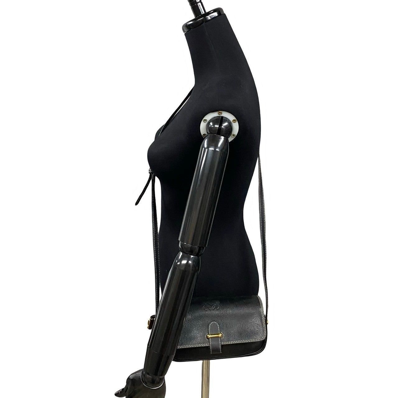 Loewe Loewe Shoulder Bag Black Leather Size ONE SIZE - 2 Thumbnail