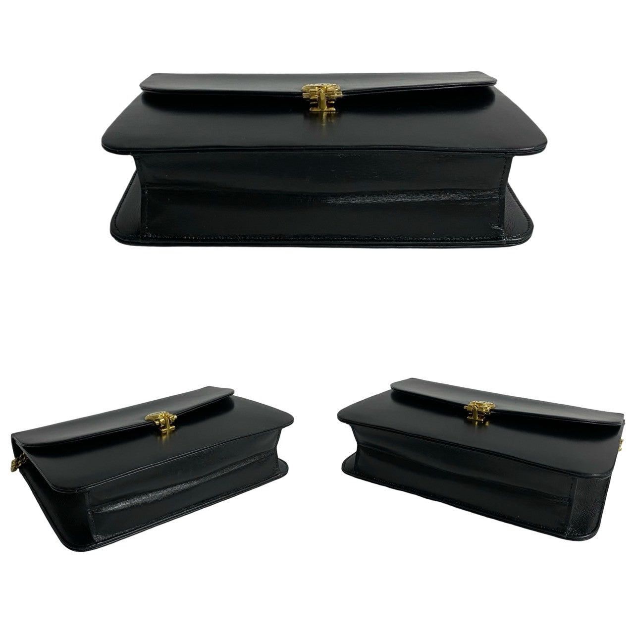 Dior Dior Shoulder Bag Black Leather Size ONE SIZE - 6 Thumbnail