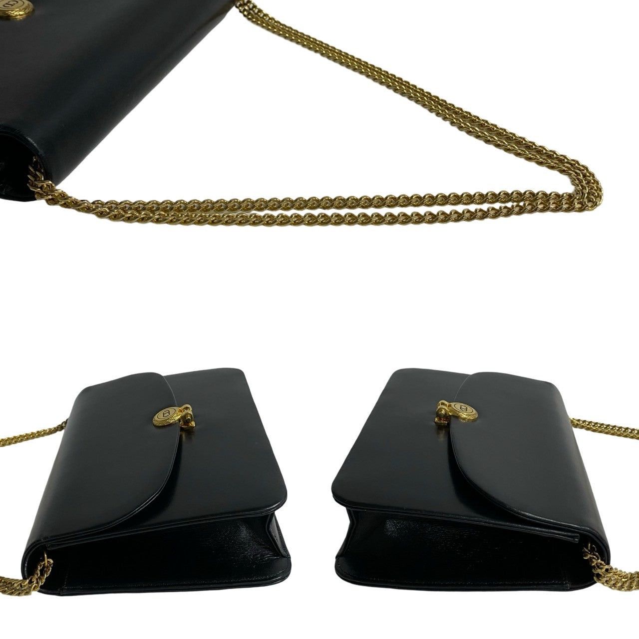 Dior Dior Shoulder Bag Black Leather Size ONE SIZE - 5 Thumbnail