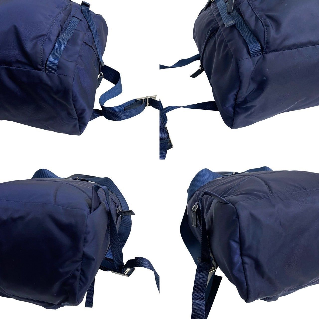 Prada Prada Backpack Blue Leather Size ONE SIZE - 7 Thumbnail