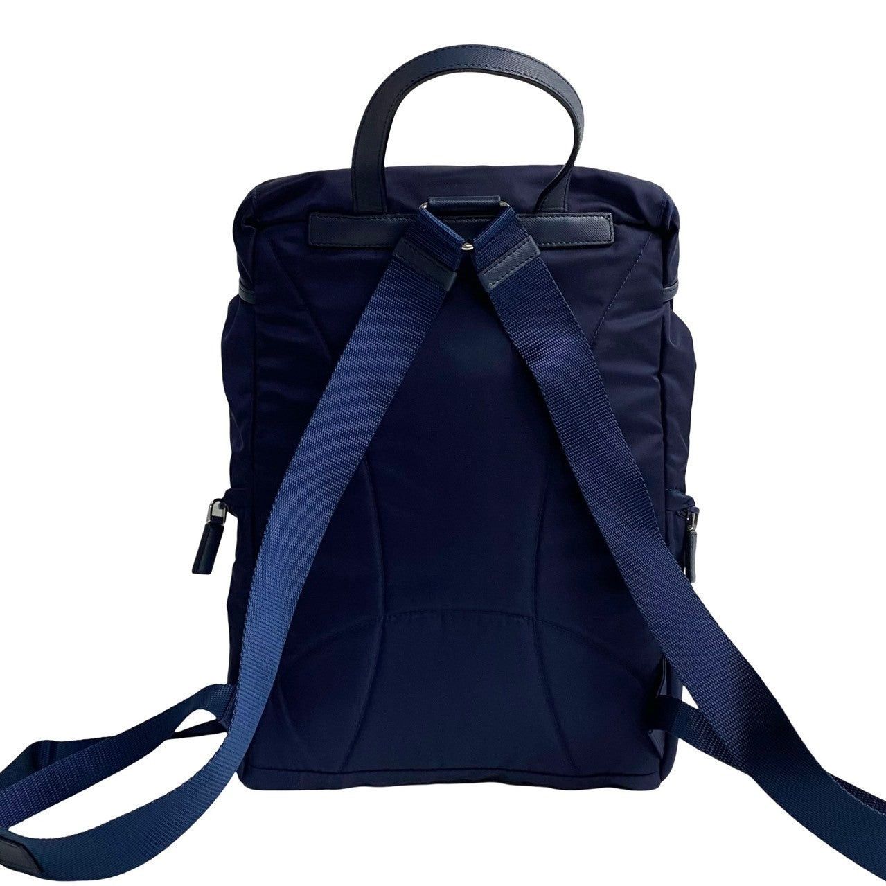 Prada Prada Backpack Blue Leather Size ONE SIZE - 4 Thumbnail