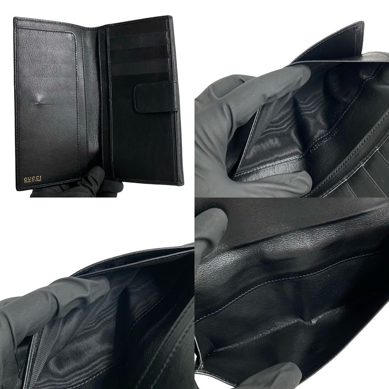 Gucci Gucci Wallets & Case Black Leather Size ONE SIZE - 8 Thumbnail