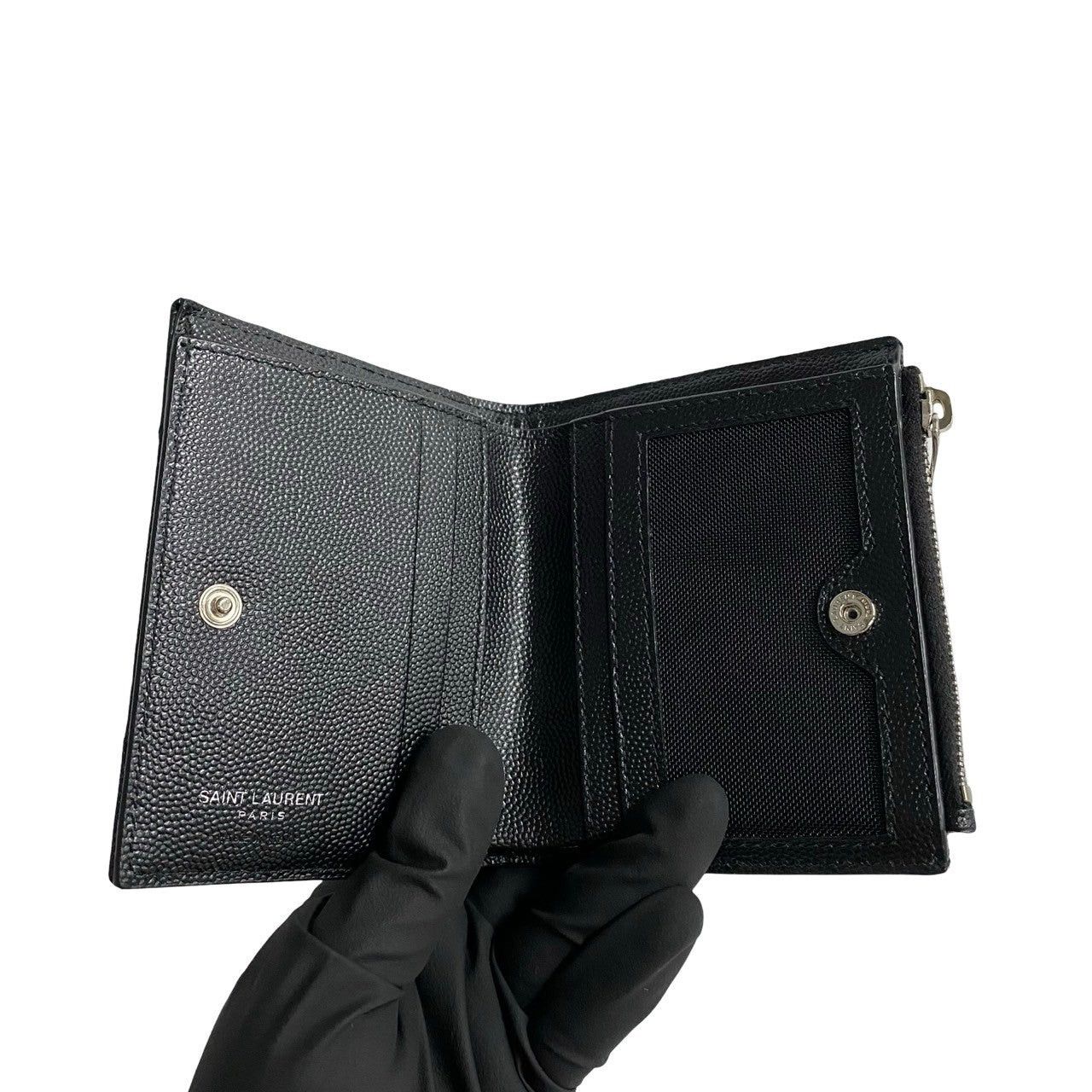 Yves Saint Laurent Yves Saint Laurent Wallets & Case Black Leather Size ONE SIZE - 6 Thumbnail