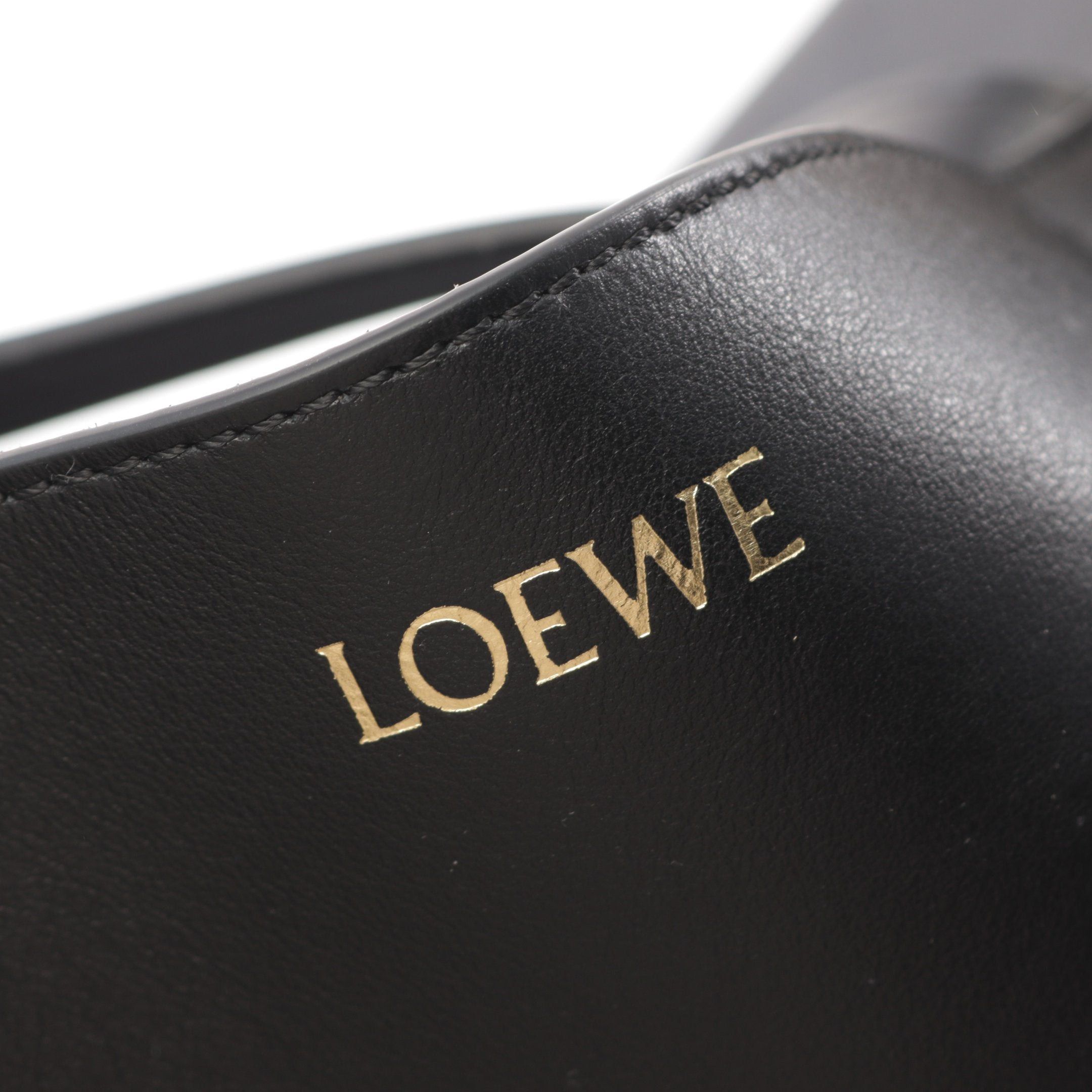 Loewe Loewe Puzzle Fold Xl Shoulder Bag Tote Leather Black Size ONE SIZE - 4 Thumbnail