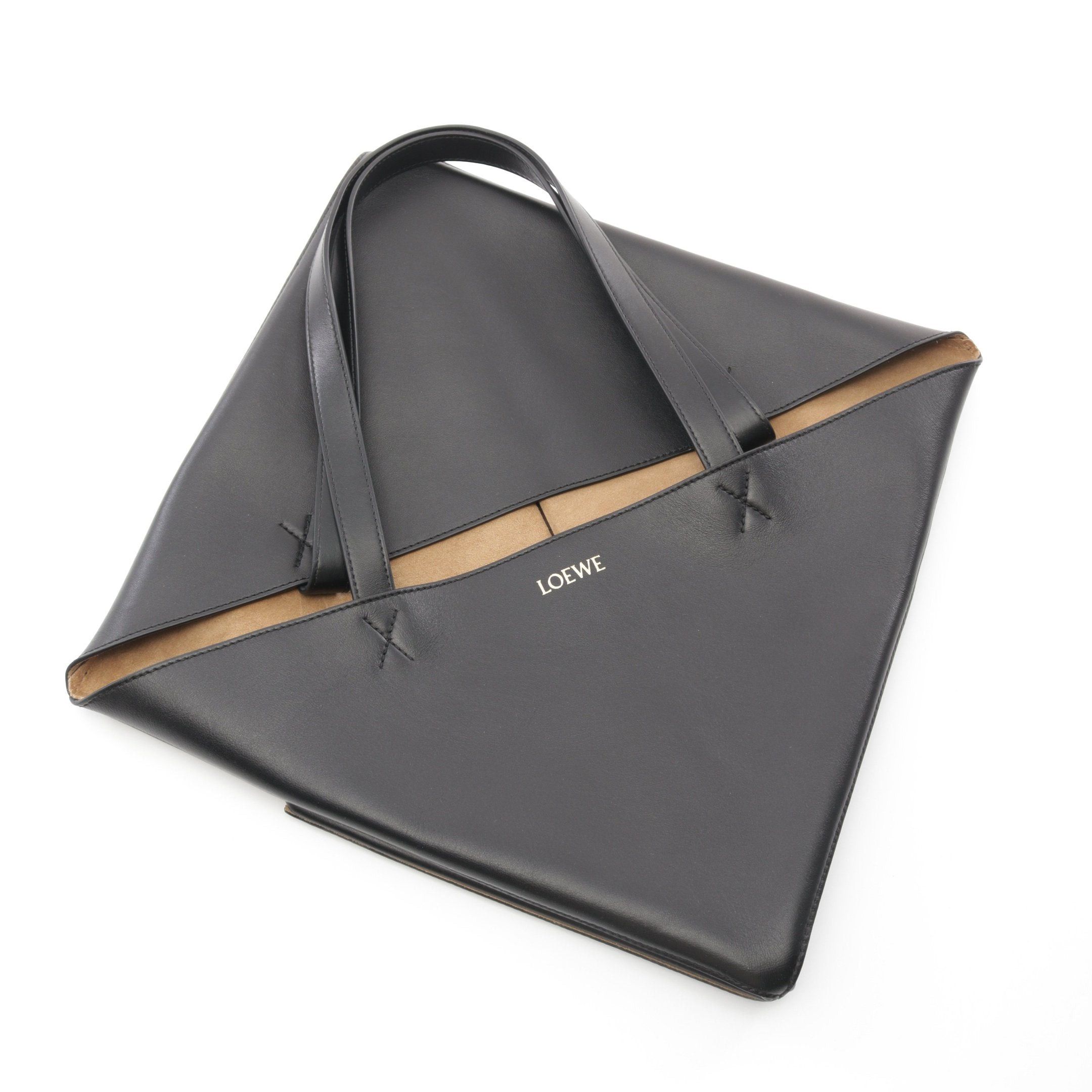 Loewe Loewe Puzzle Fold Xl Shoulder Bag Tote Leather Black Size ONE SIZE - 5 Thumbnail