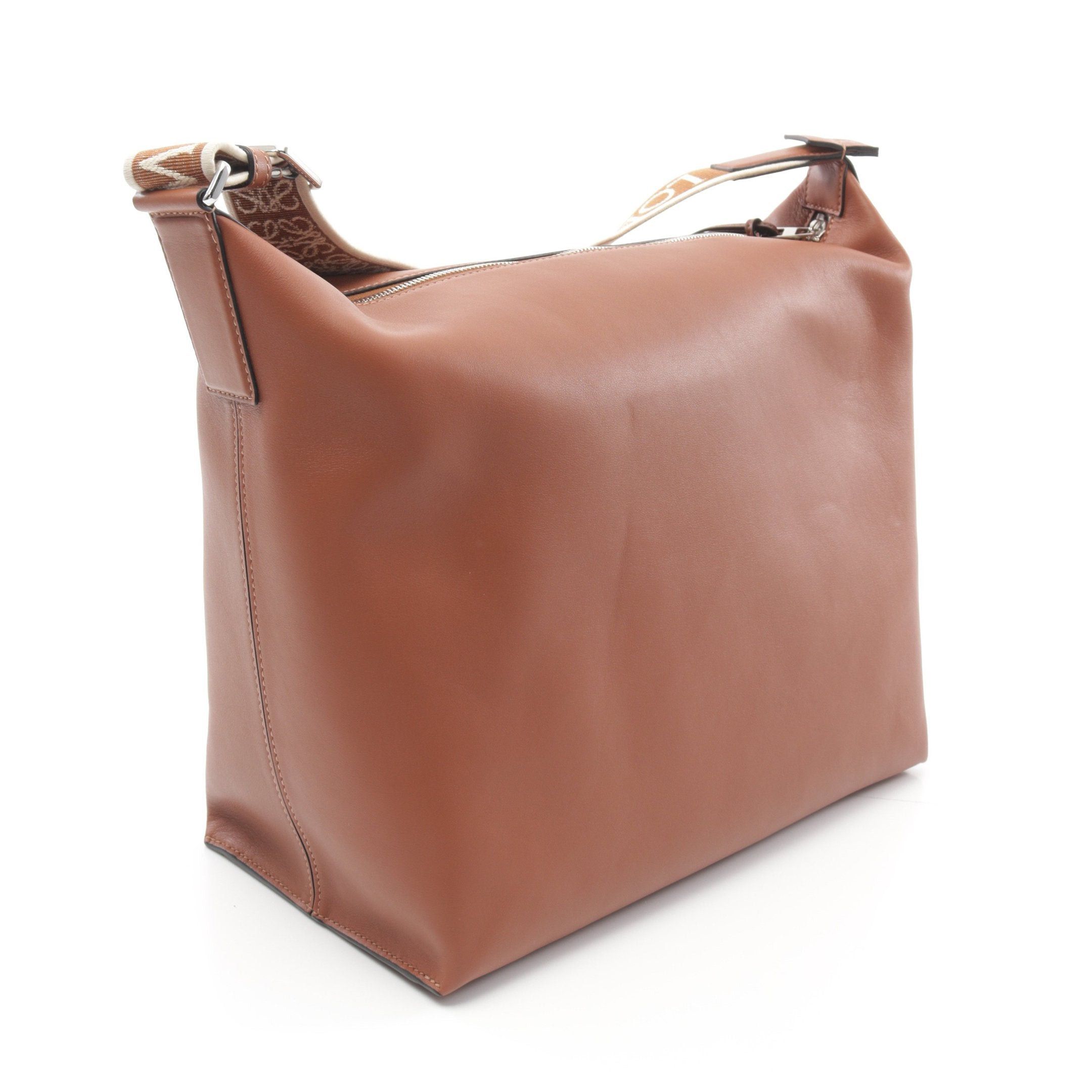 Loewe Loewe Cubi Cubby Shoulder Bag Leather Brown Size ONE SIZE - 2 Thumbnail
