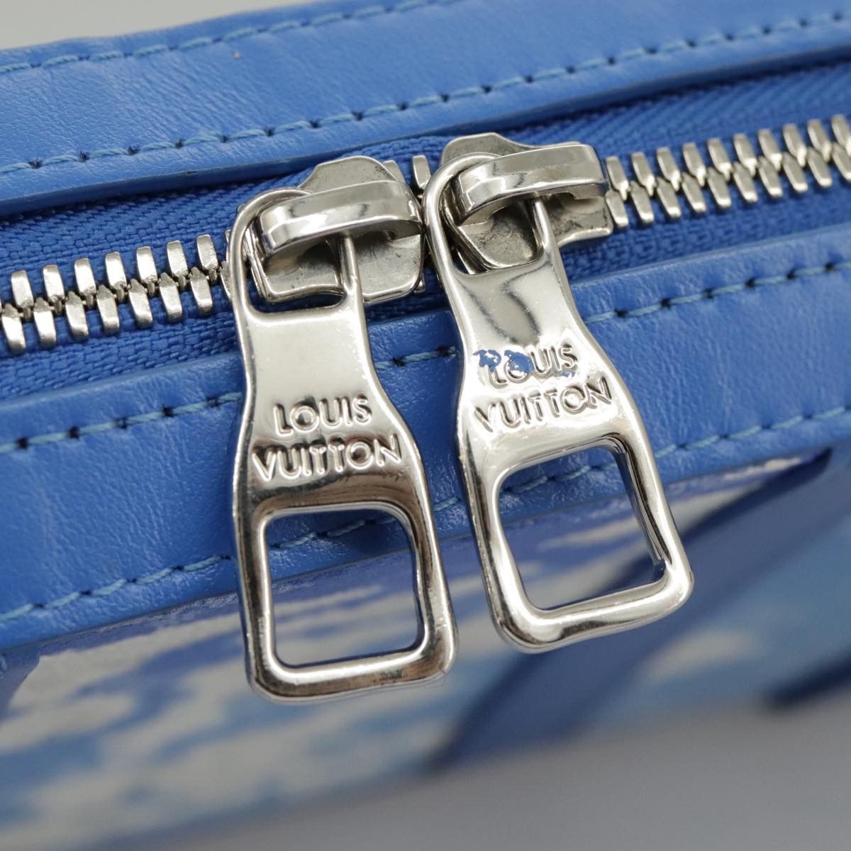 Louis Vuitton Trunk Blue Canvas Shoulder Bag (Pre-Owned) Size ONE SIZE - 19 Thumbnail