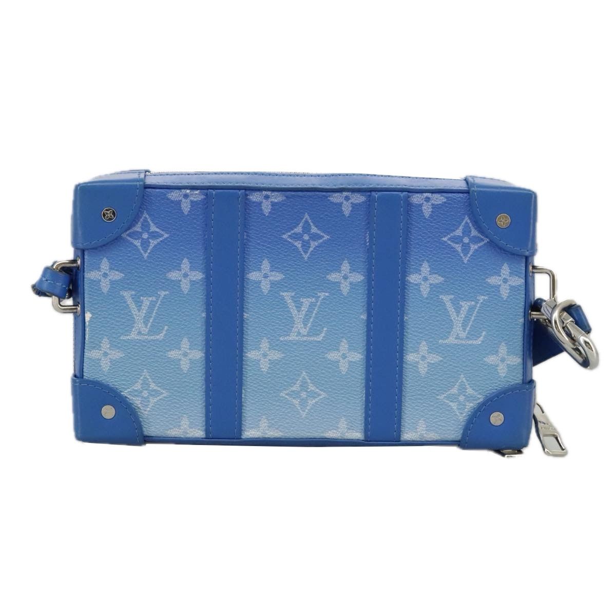 Louis Vuitton Trunk Blue Canvas Shoulder Bag (Pre-Owned) Size ONE SIZE - 3 Thumbnail