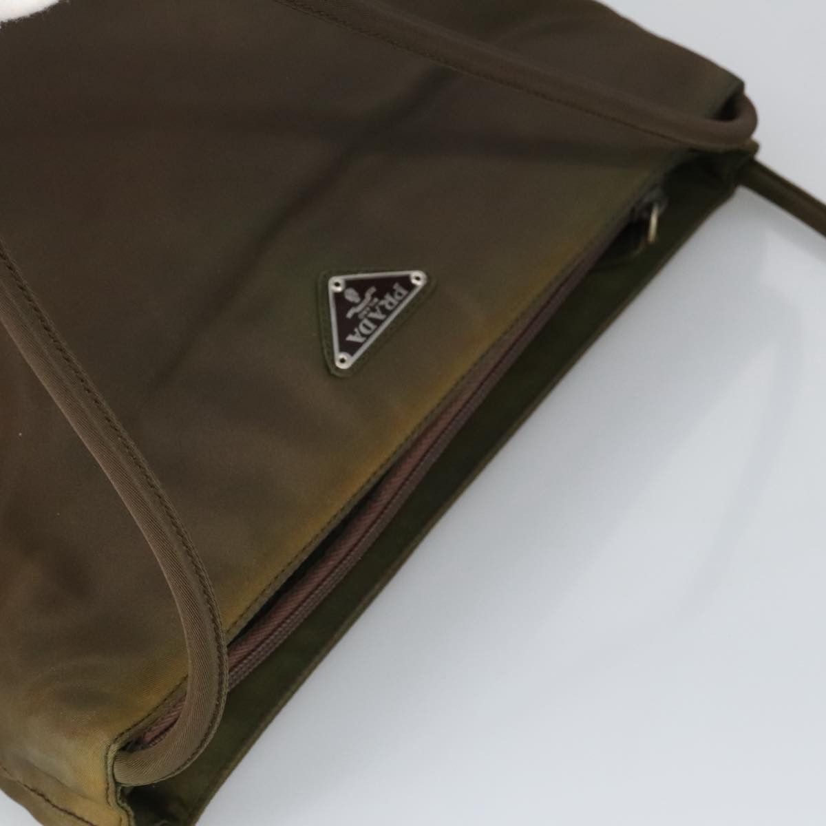 Prada Khaki Synthetic Tote Bag (Pre-Owned) Size ONE SIZE - 6 Thumbnail